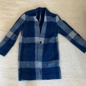 Club Monaco plaid coat